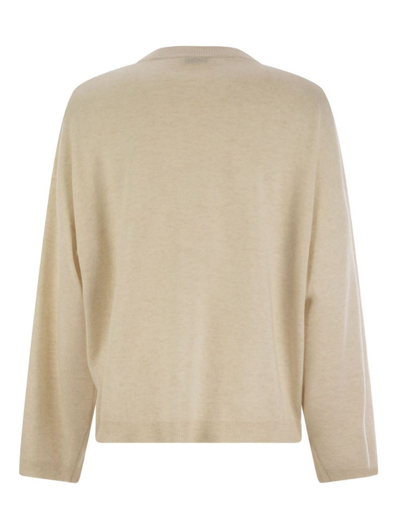 Brunello Cucinelli pocket crew-neck sweater outlook