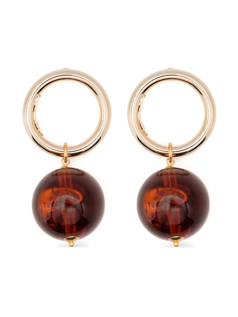 hoop sphere earring - 1