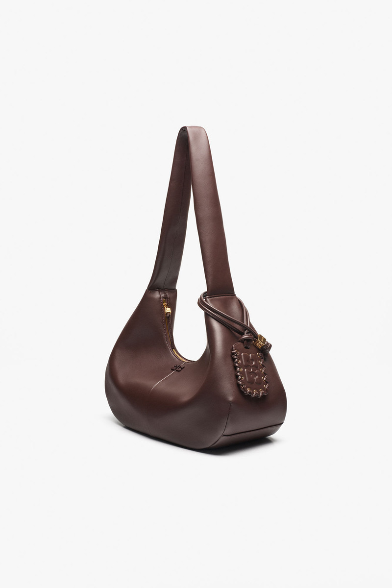 BROWN MEDIUM HOBO BAG 4