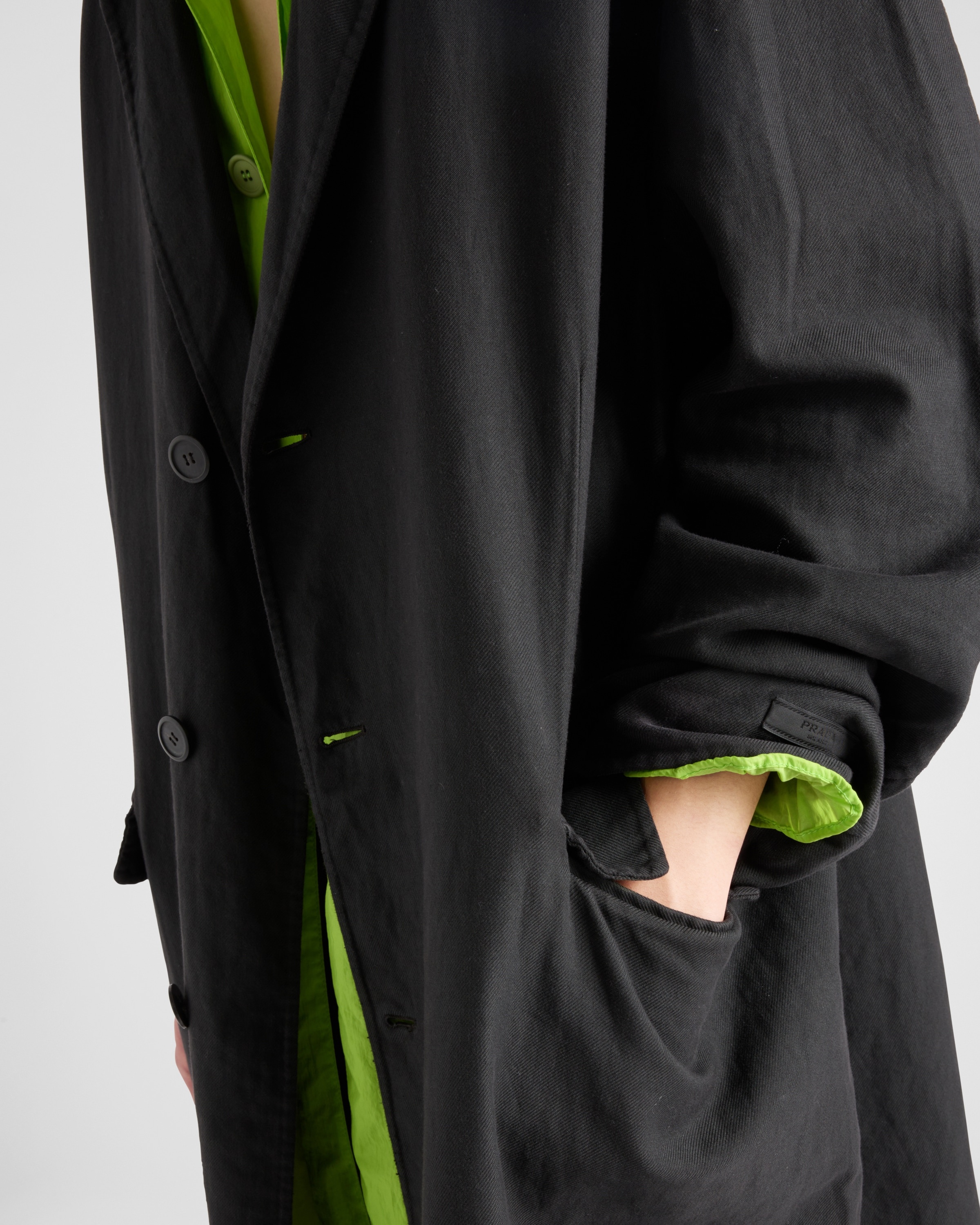 Single-breasted cotton coat - 4