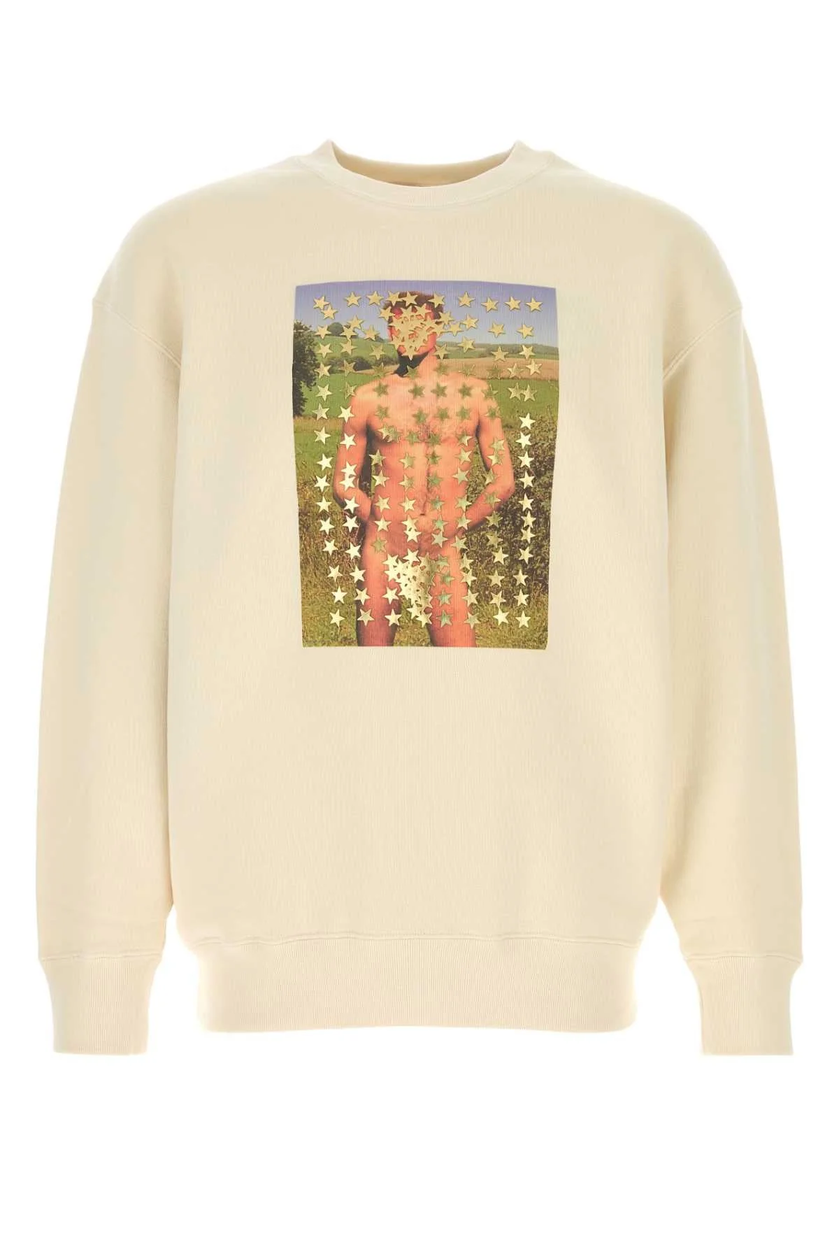 Jw Anderson Men Ivory Cotton Sweatshirt - 1