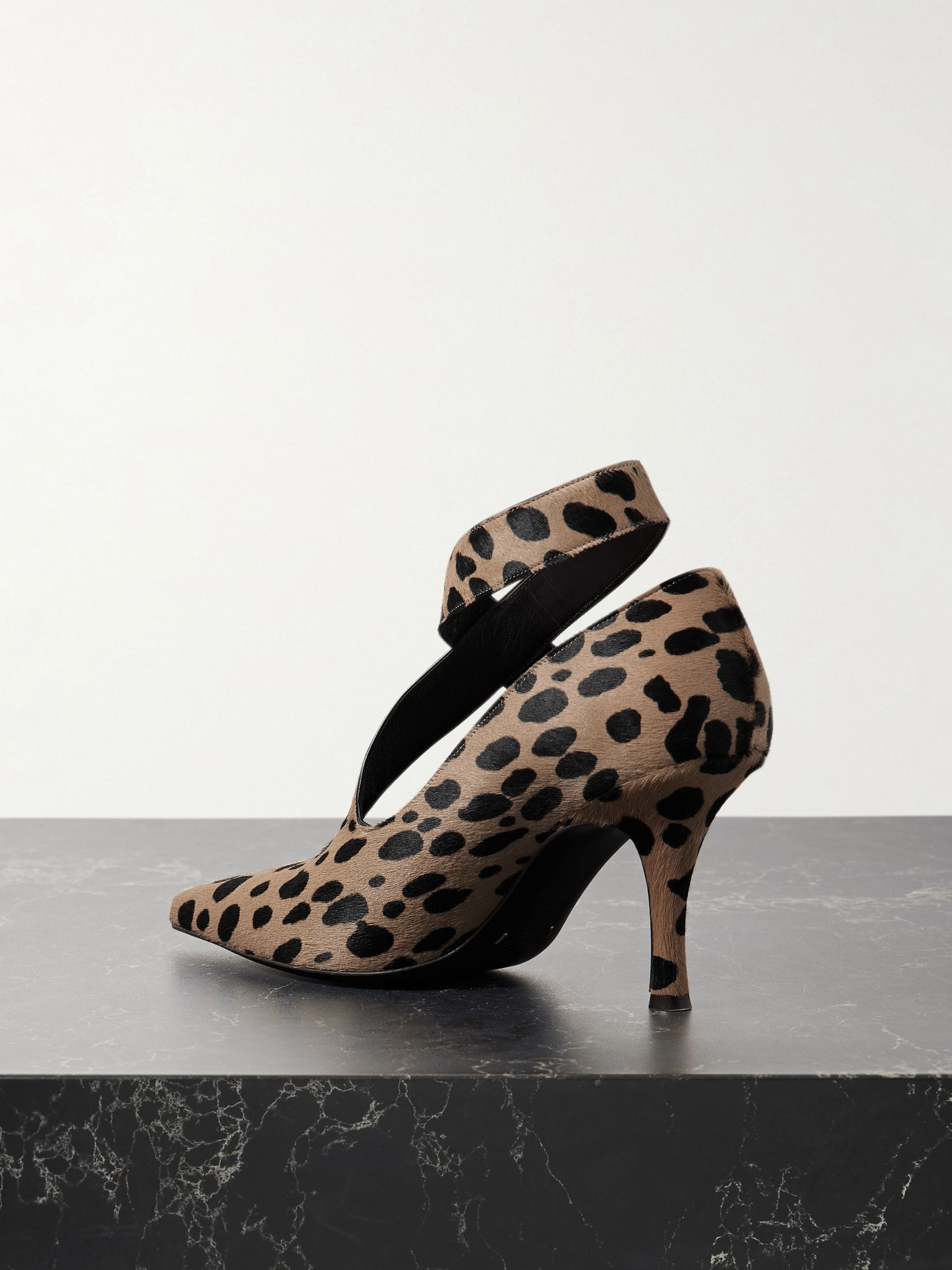 Sloan leopard-print calf hair pumps Leopard print - 3