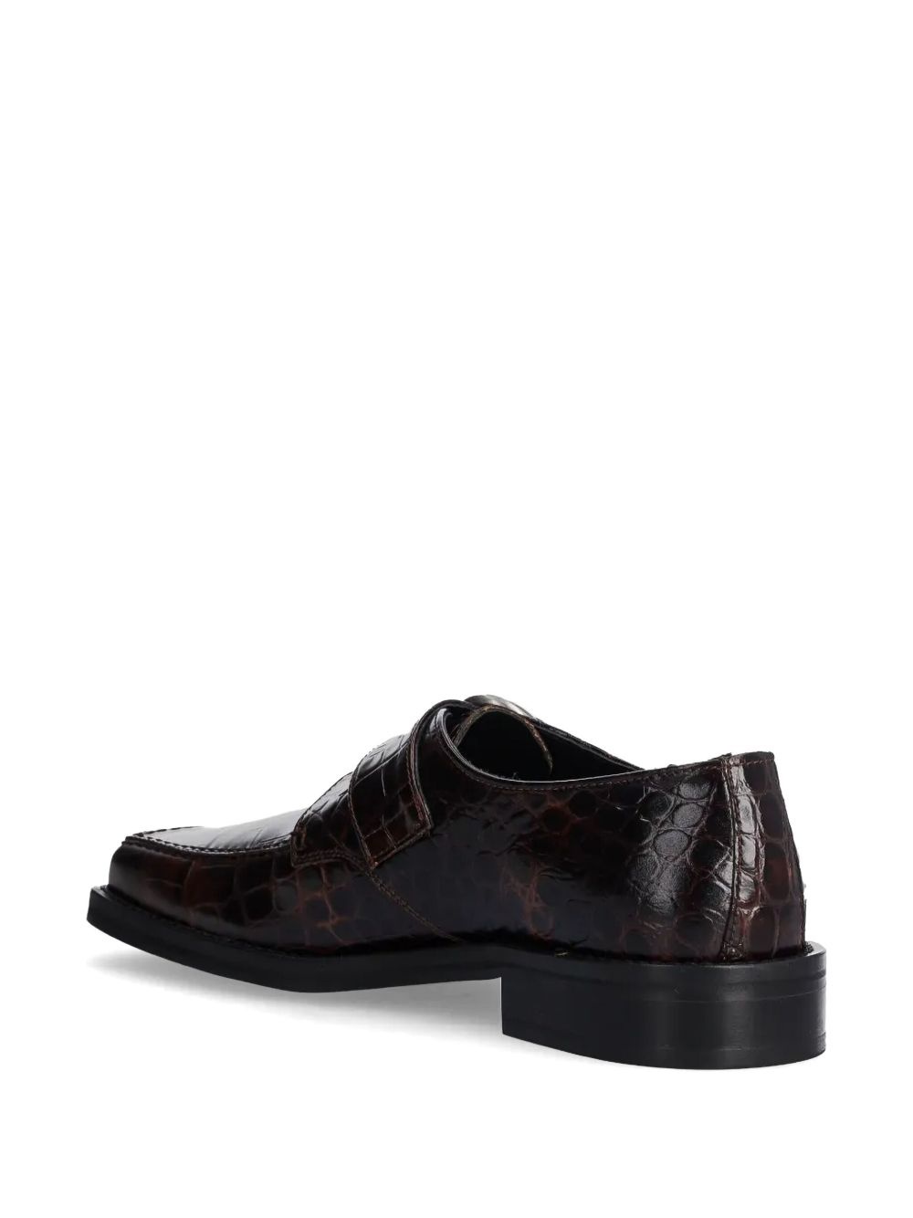 heart buckle loafers - 3
