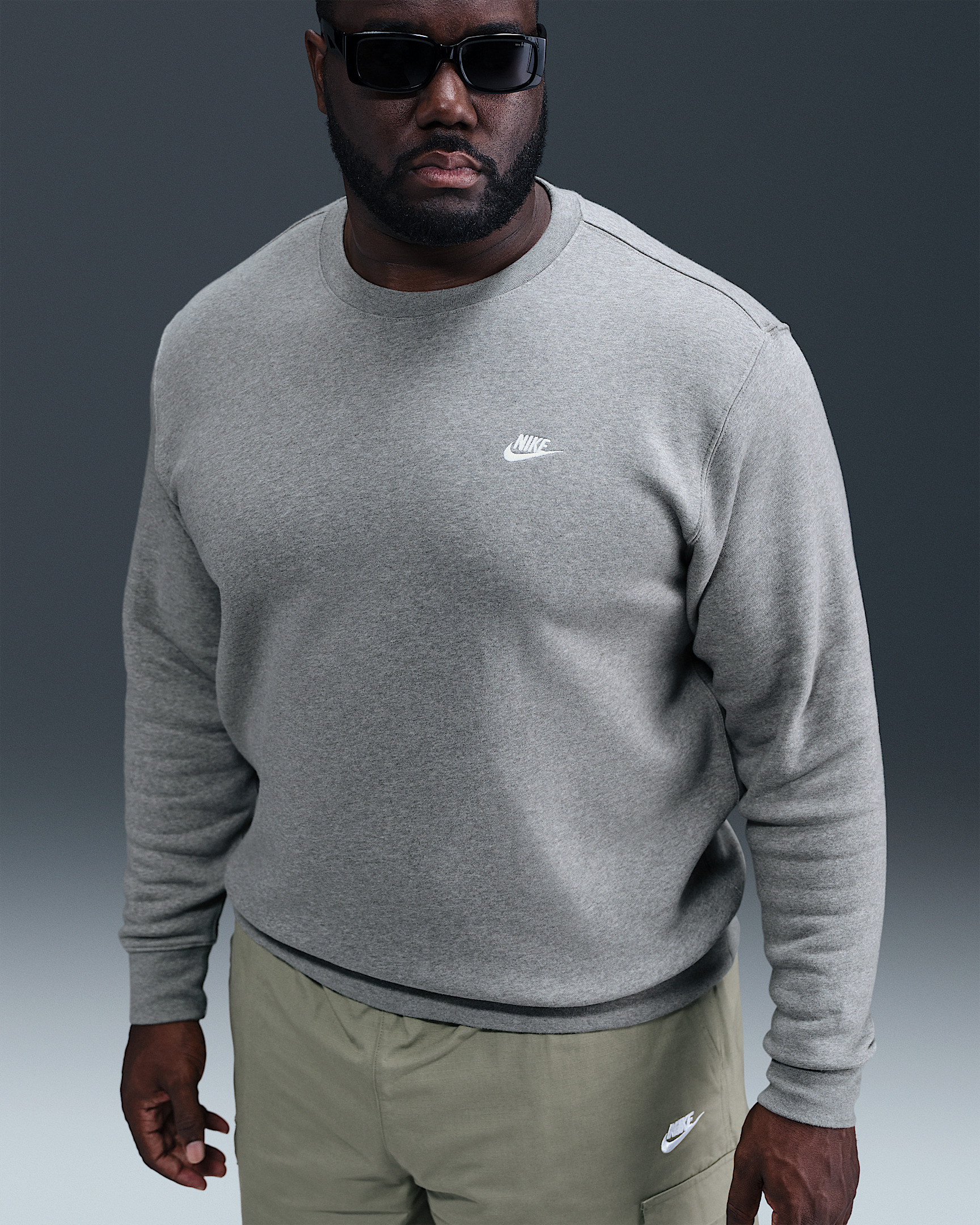 Nike Club Men's Fleece Crew - 6
