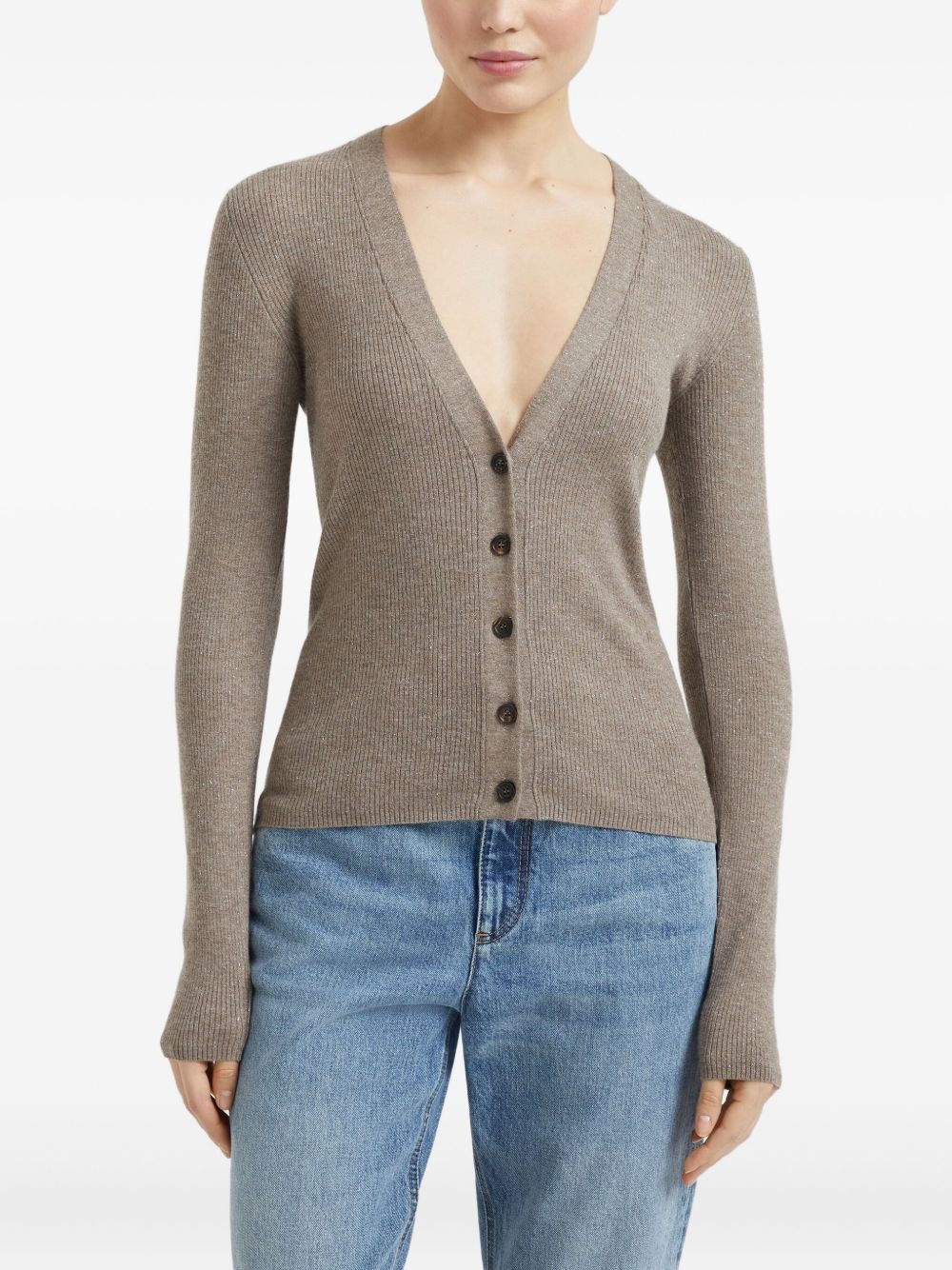 V-neck cardigan - 3