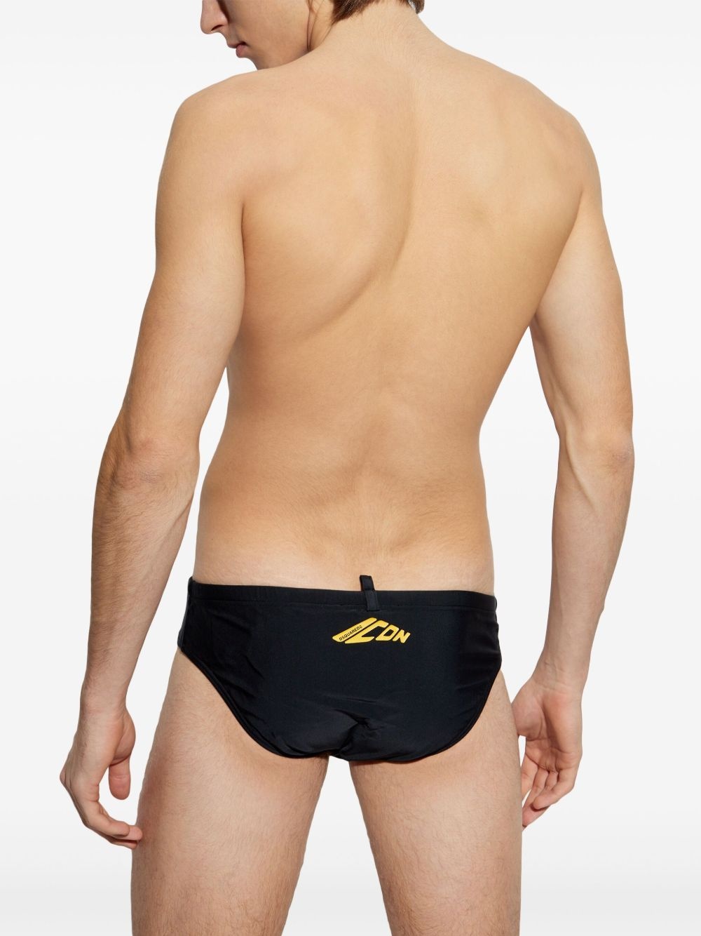 logo-print swimming trunks - 4