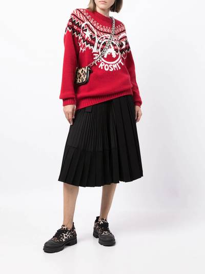 Junya Watanabe Aerosmith intarsia wool jumper outlook