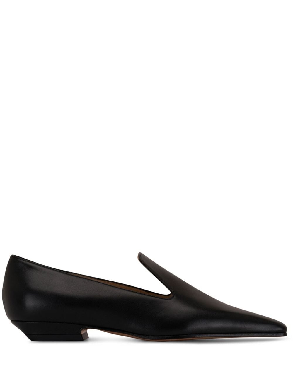 slip-on leather loafers - 1