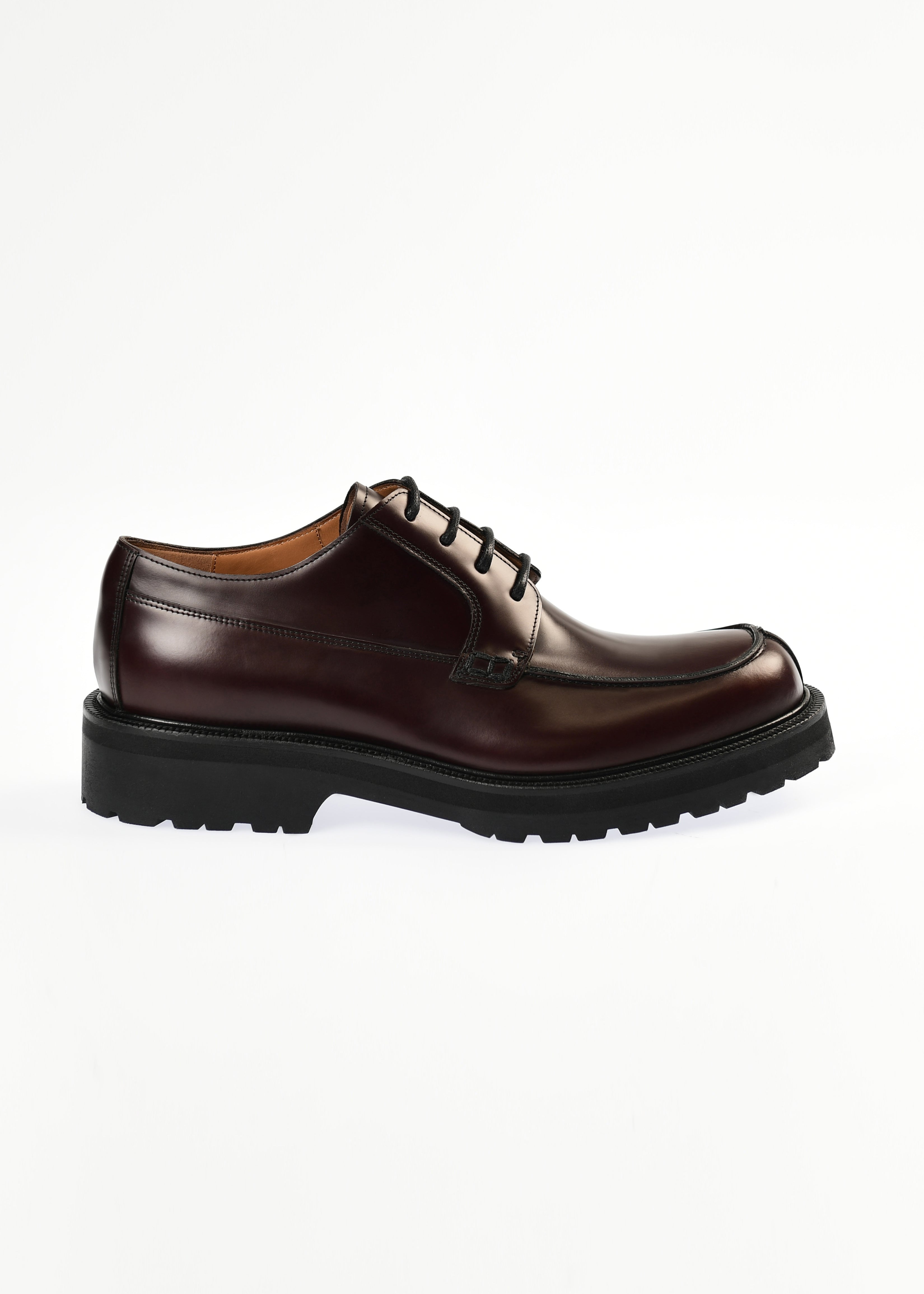 LEATHER DERBY SHOES - 1