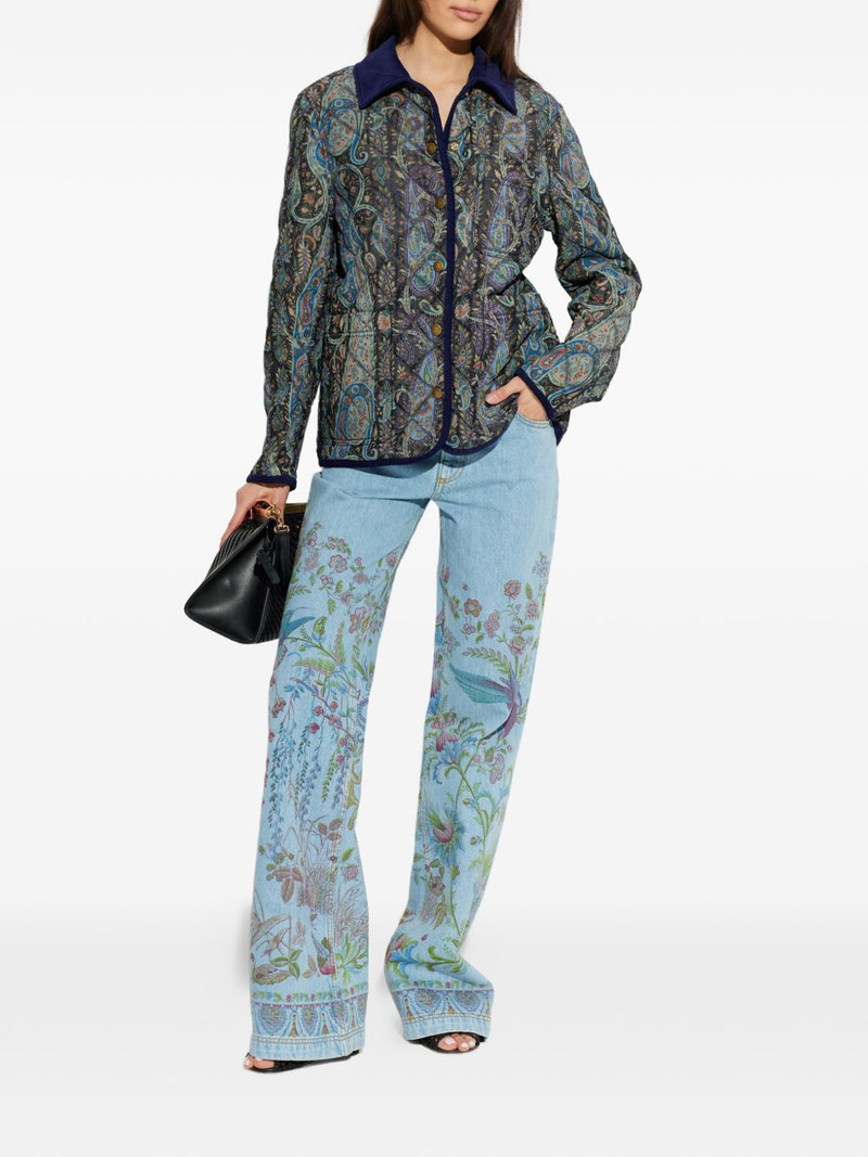 Etro paisley collared jacket outlook