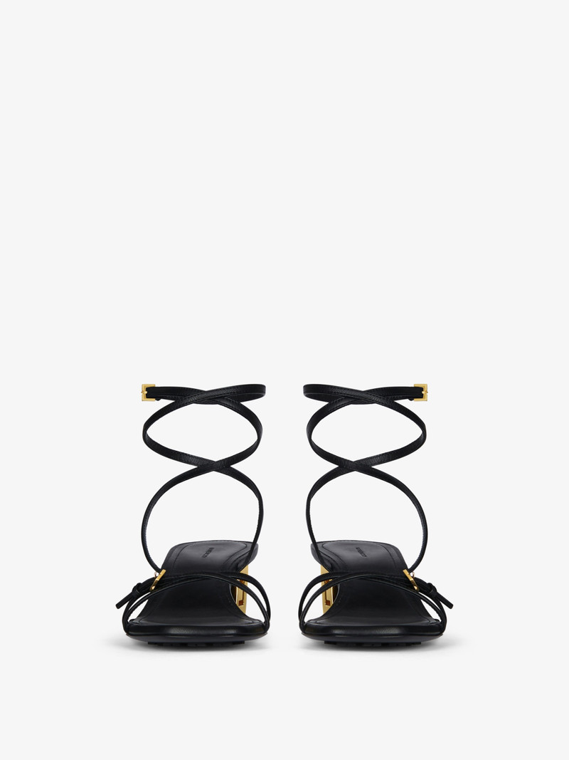 Givenchy G CUBE SANDALS IN LEATHER outlook