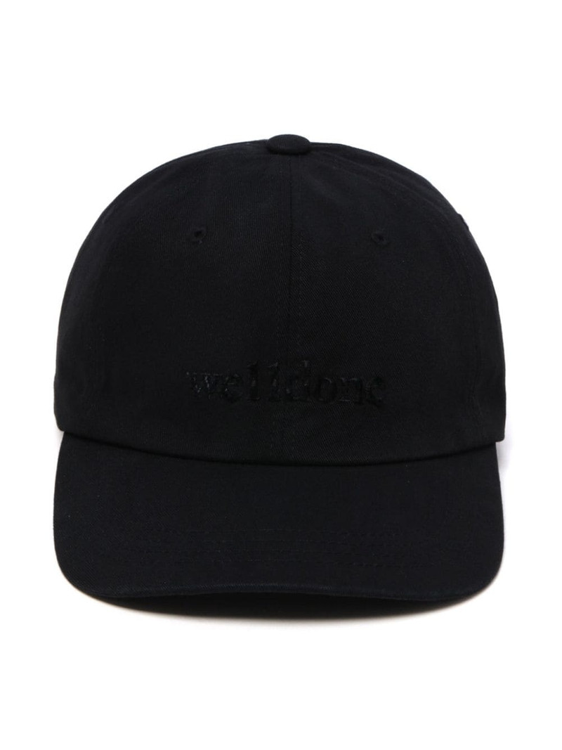 We11done Small Logo cotton cap outlook