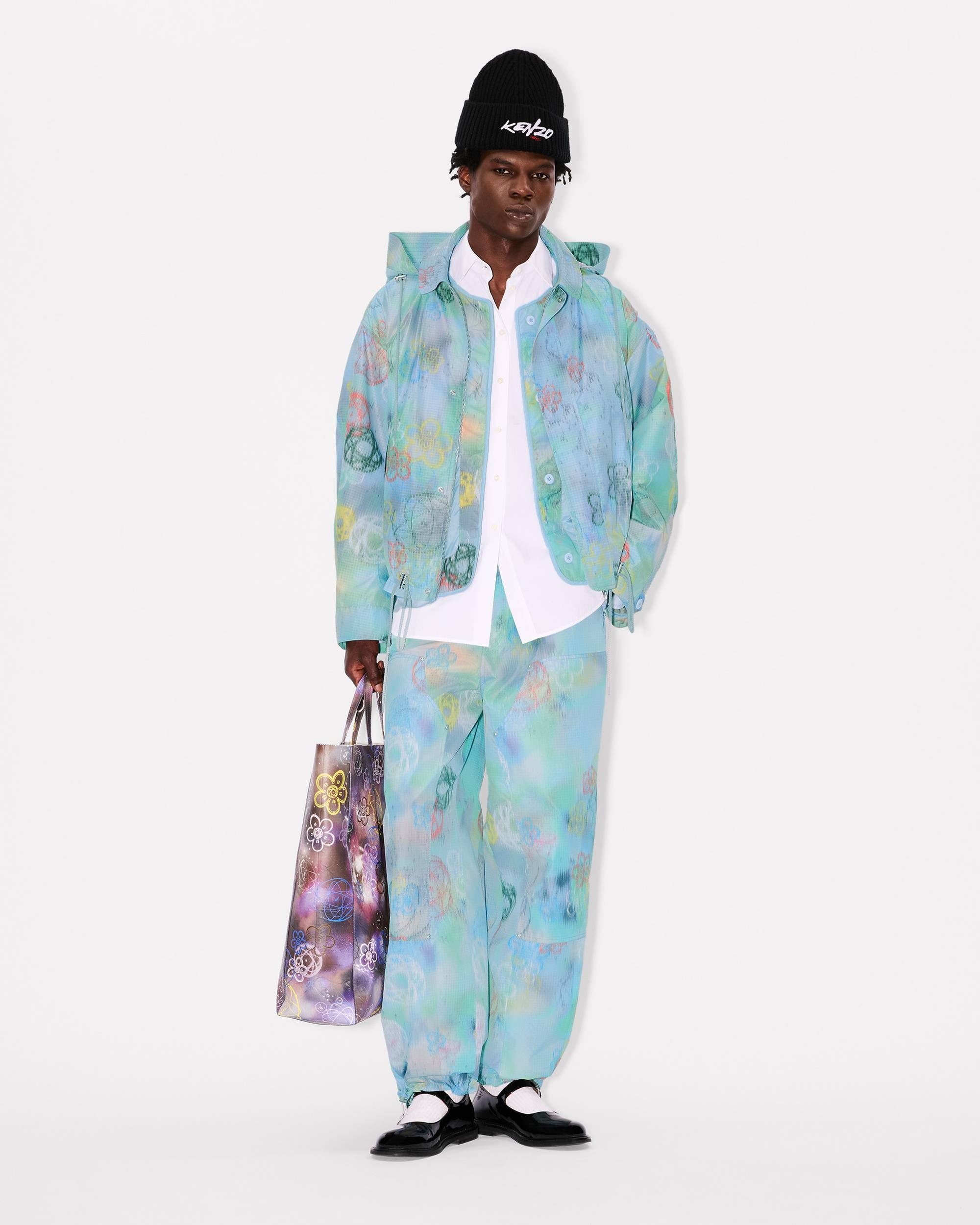 'Kenzo x Futura 2000' double knee pants - 3