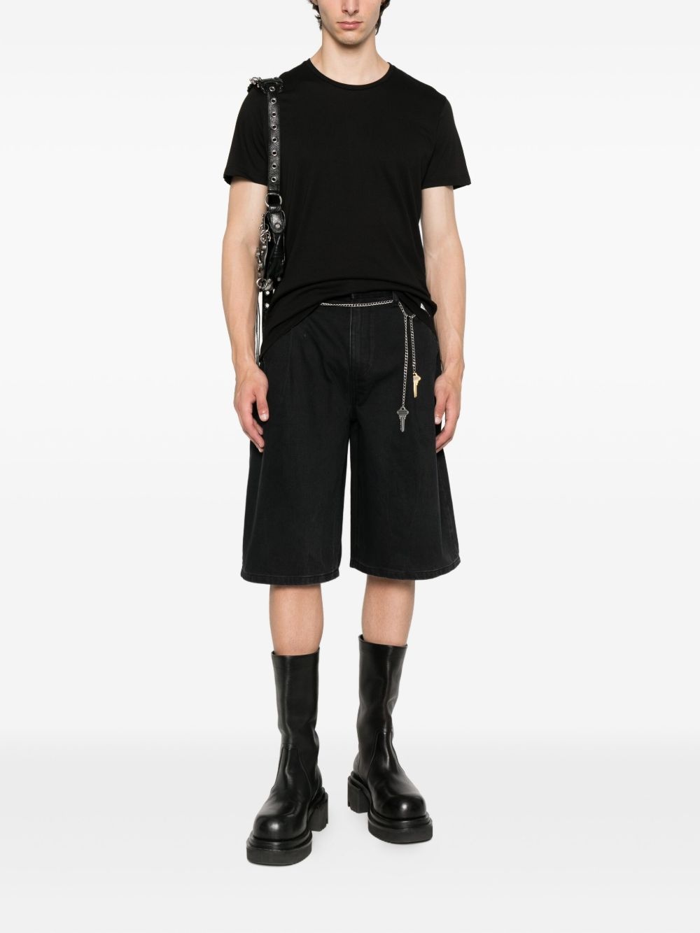 randal-d-box crew-neck T-shirt - 2