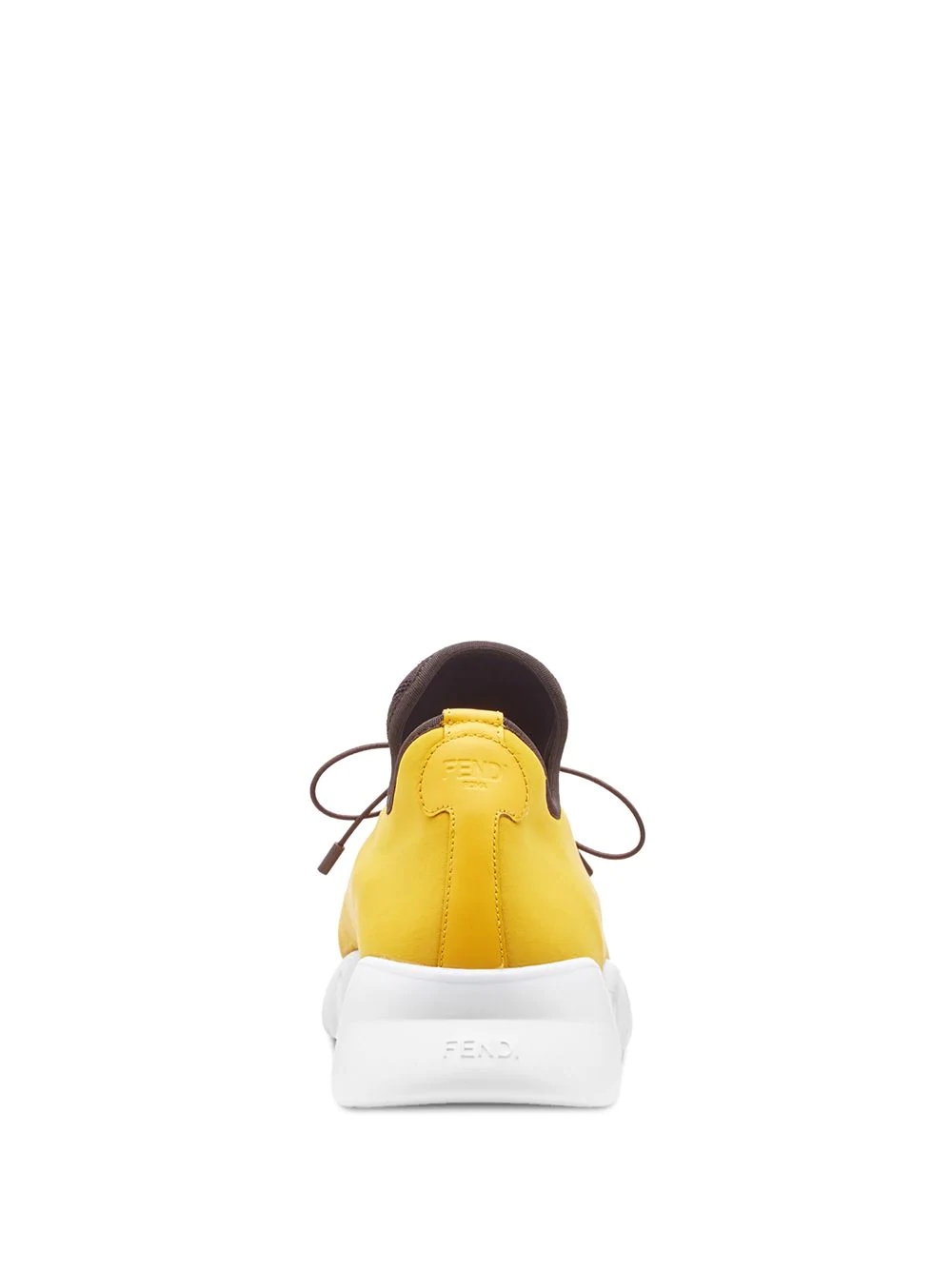 colour block FF motif sneakers - 3