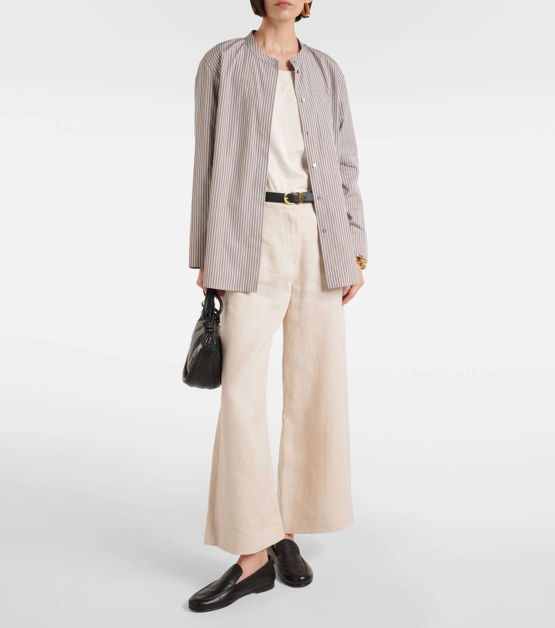 Rondine striped cotton poplin shirt - 6