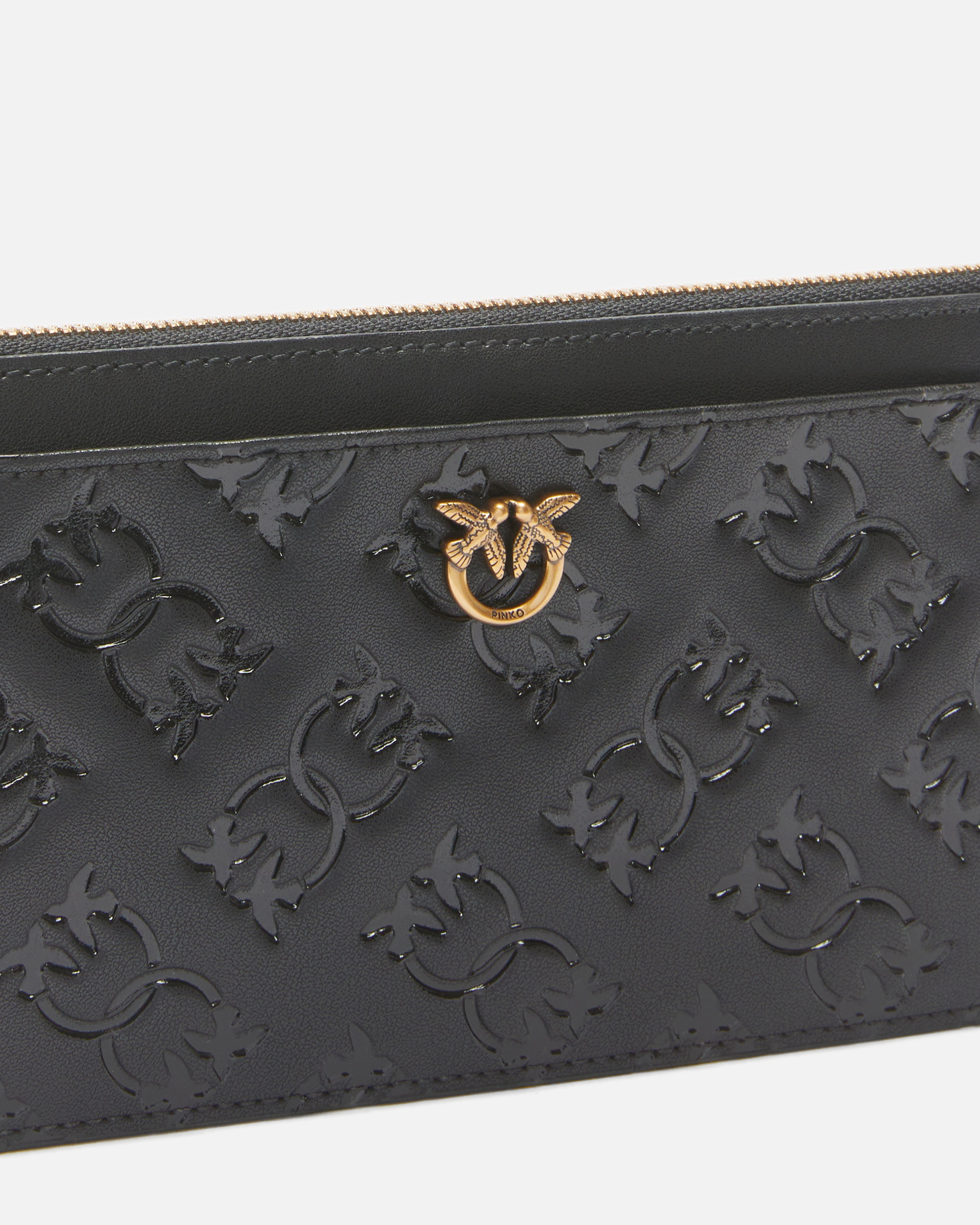 RECTANGULAR LEATHER CARD HOLDER WITH IMPRINTED LOGO - 3