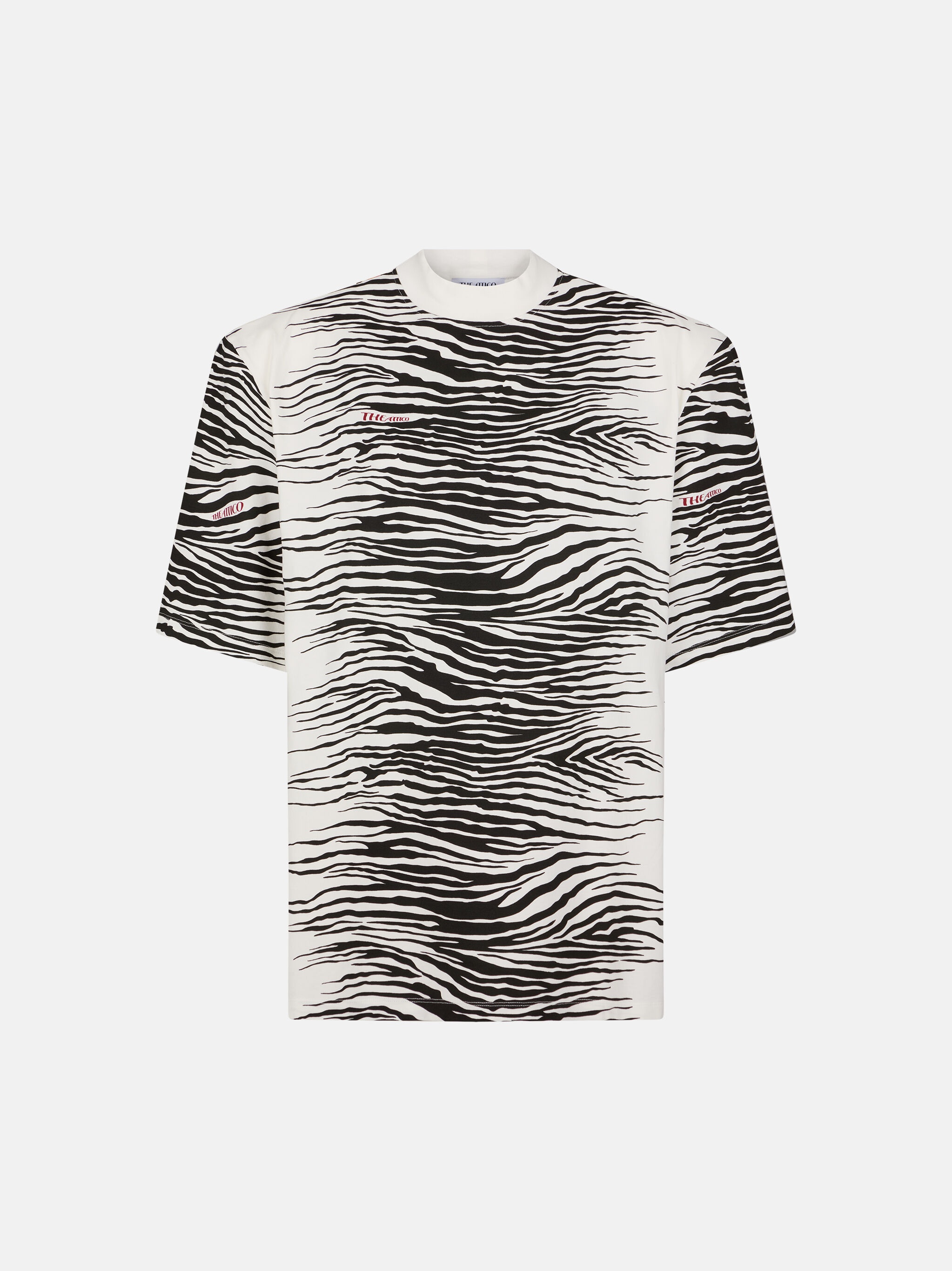 ''KILIE'' BLACK AND WHITE T-SHIRT - 1