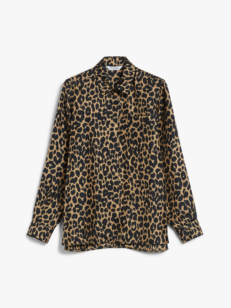 ETNA Printed silk twill shirt 1
