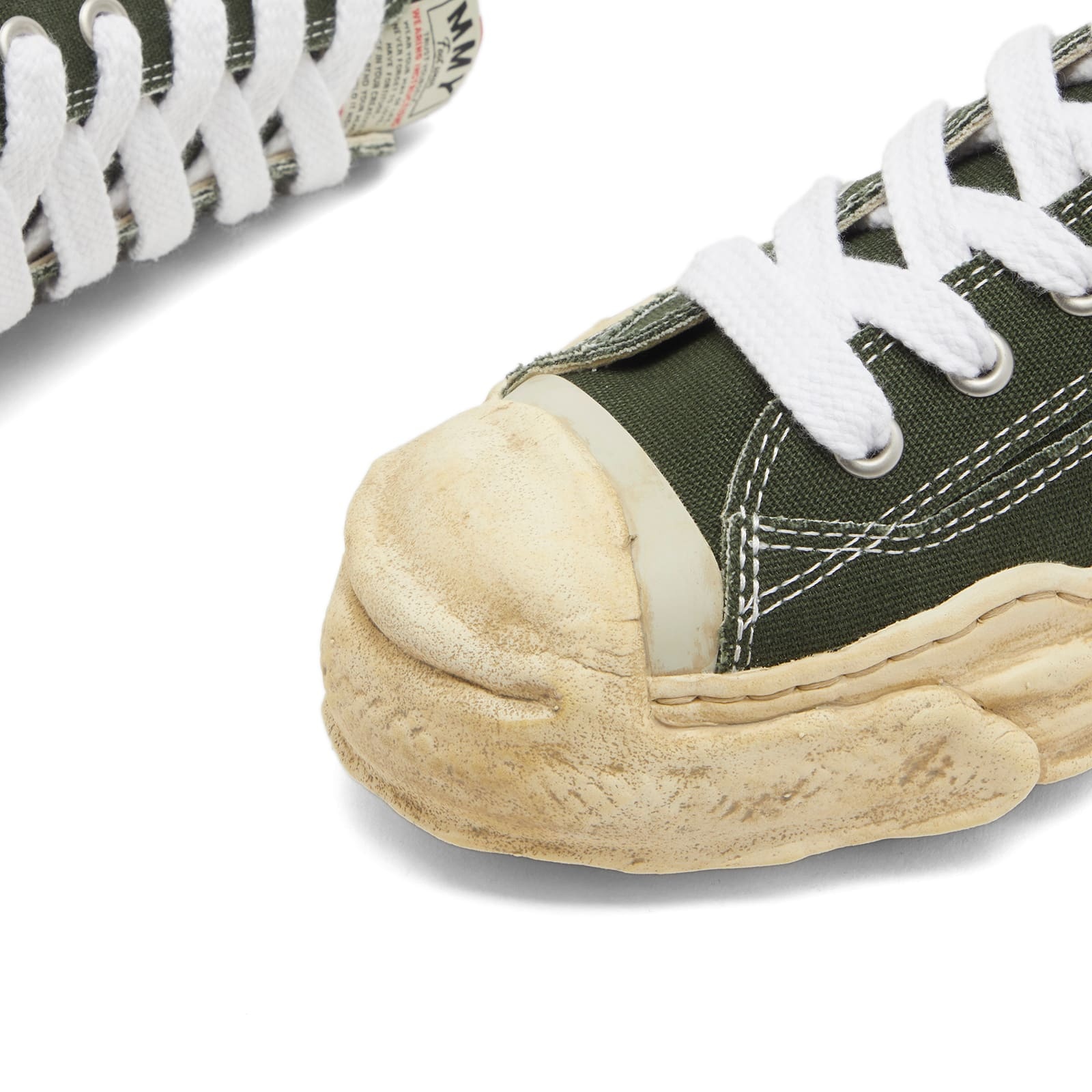 Maison MIHARA YASUHIRO Hank Garment Dyed Low Canvas Sneaker - 4