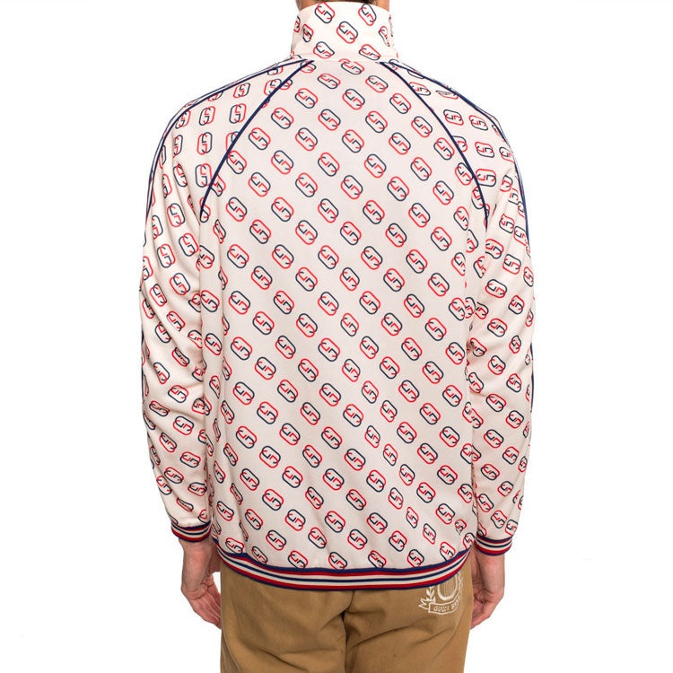 Gucci SS21 Full Print Pattern Stand Collar Sports Jacket 575737-XJBA7-9744 - 4