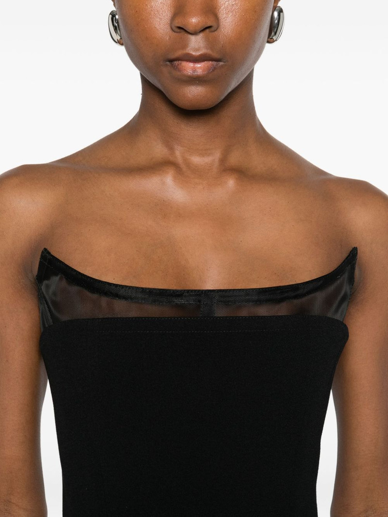 strapless midi dress 5