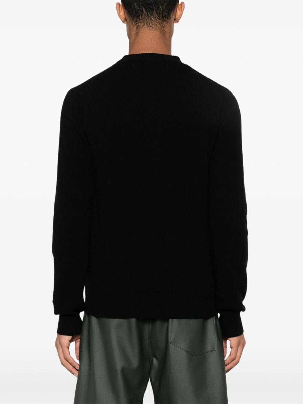 x the Artist Invader wool cardigan - 4