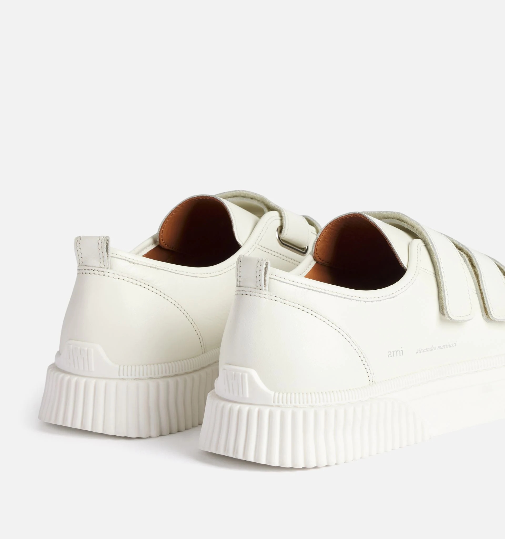 AMI Paris Low-Top Velcro Sneakers | REVERSIBLE