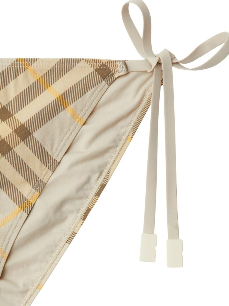 check-print bikini briefs 3