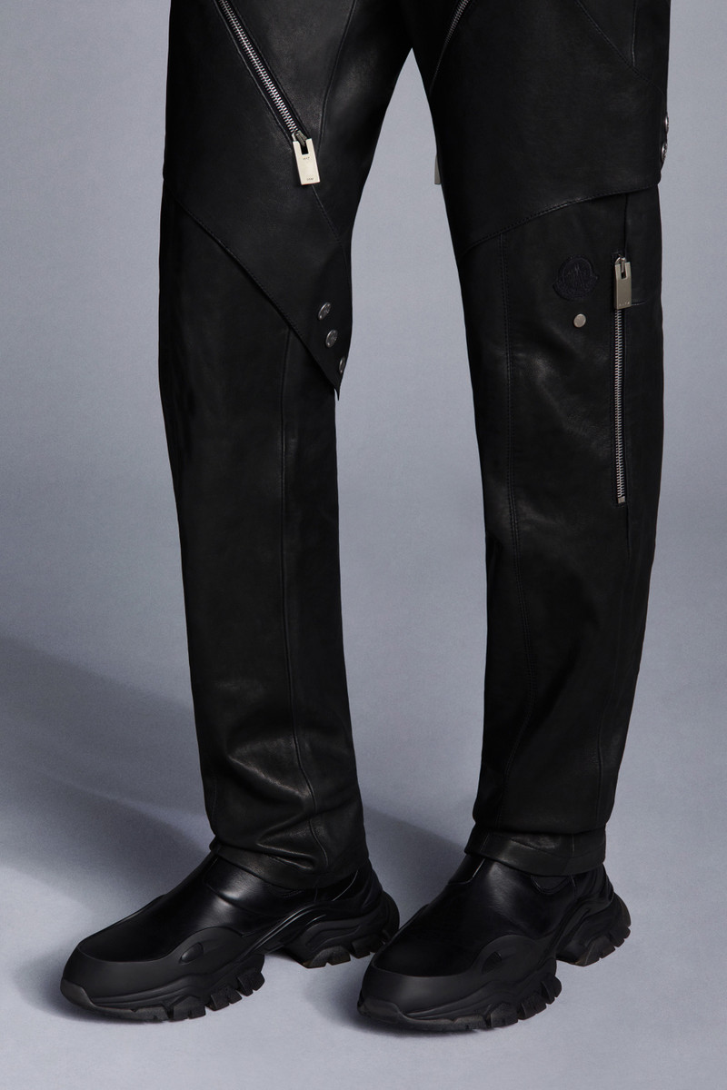 Moncler Ary Leather Ankle Boots outlook