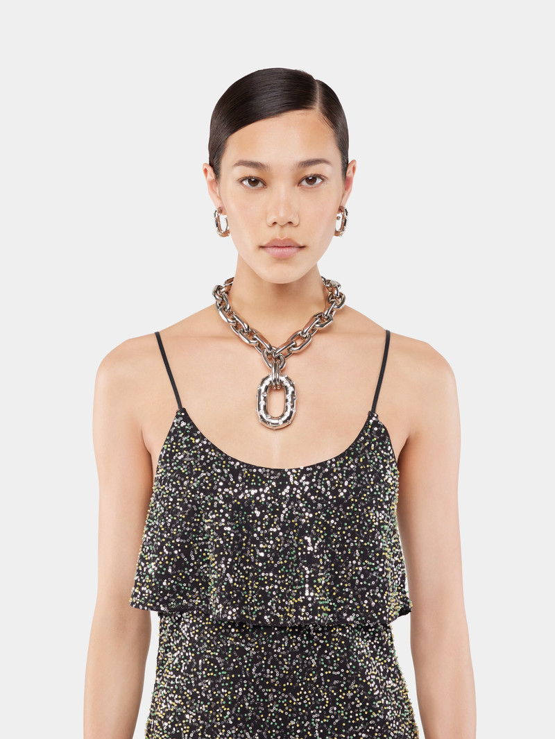 XL LINK STRASS NECKLACE 4