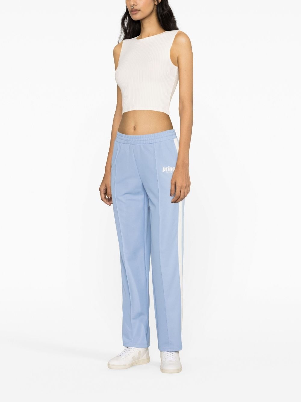 logo-embroidered track pants - 6