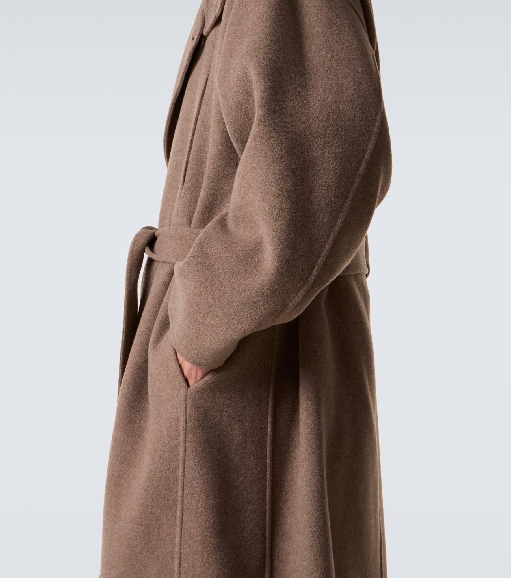 Wool and cashmere coat - 8