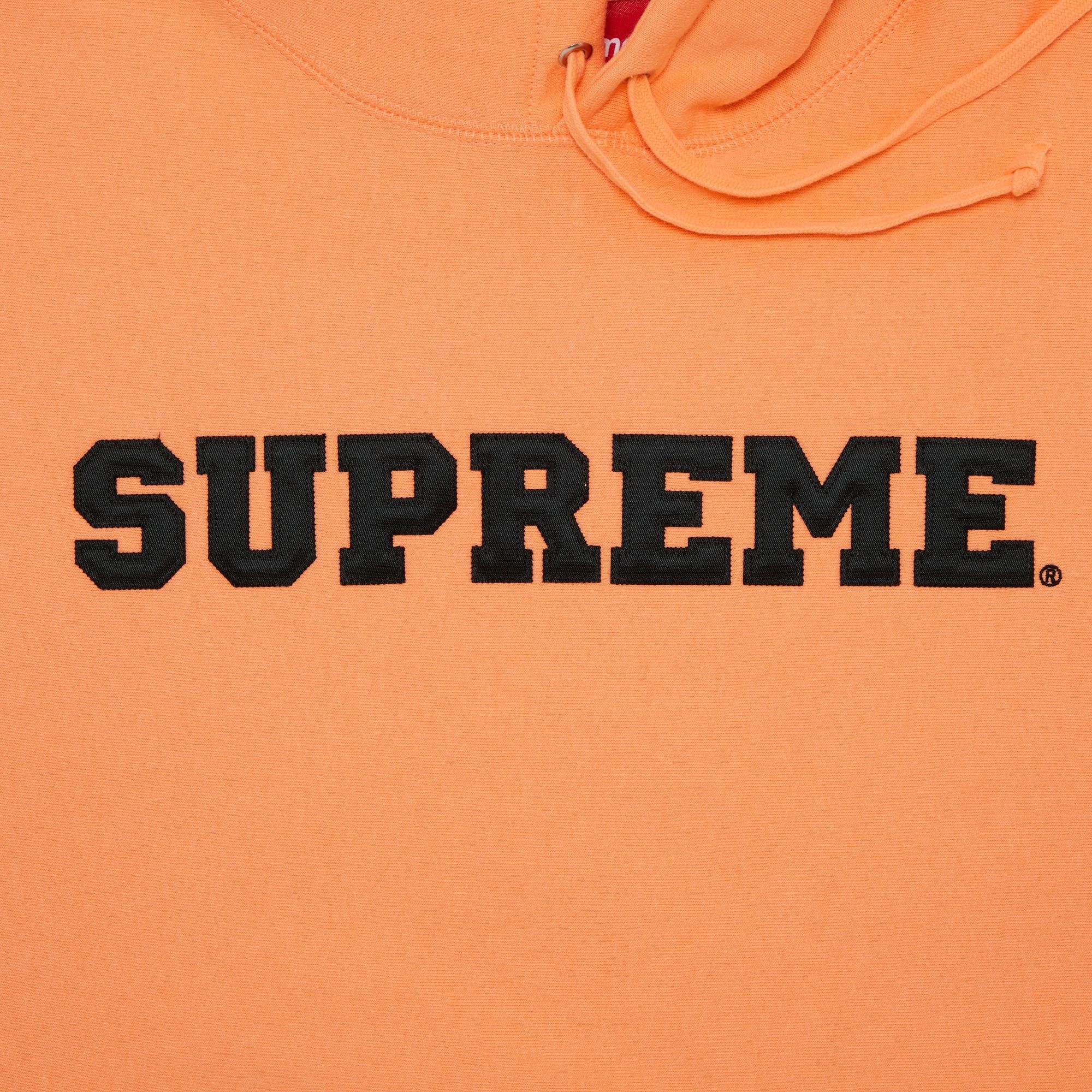 【Supreme】Collegiate Hooded Sweatshirt★Peach★24SS★ Supreme Collegiate Hooded Sweatshirt Peach Men's - SS24 - US