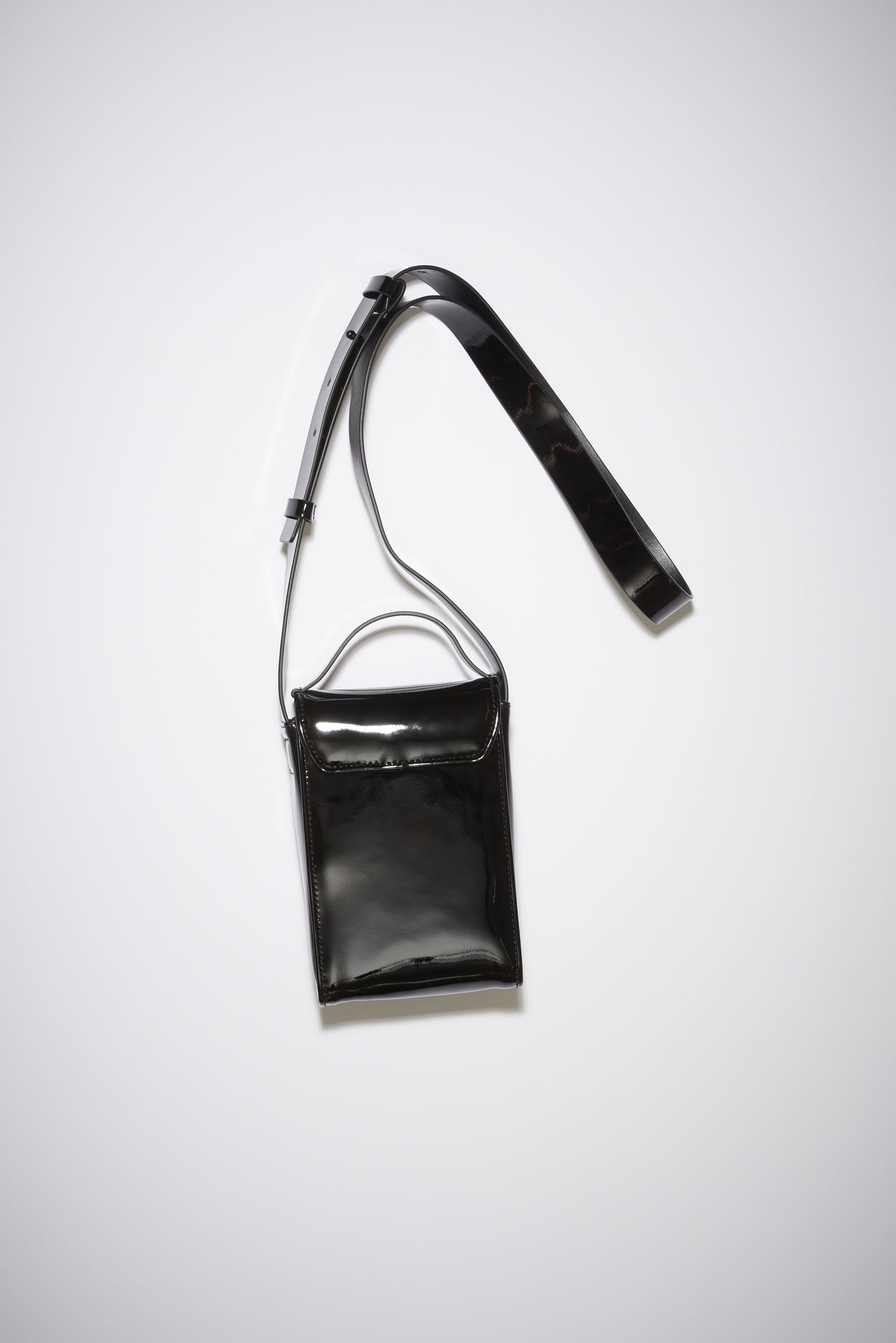 Mini crossbody Face bag - Black/black - 4