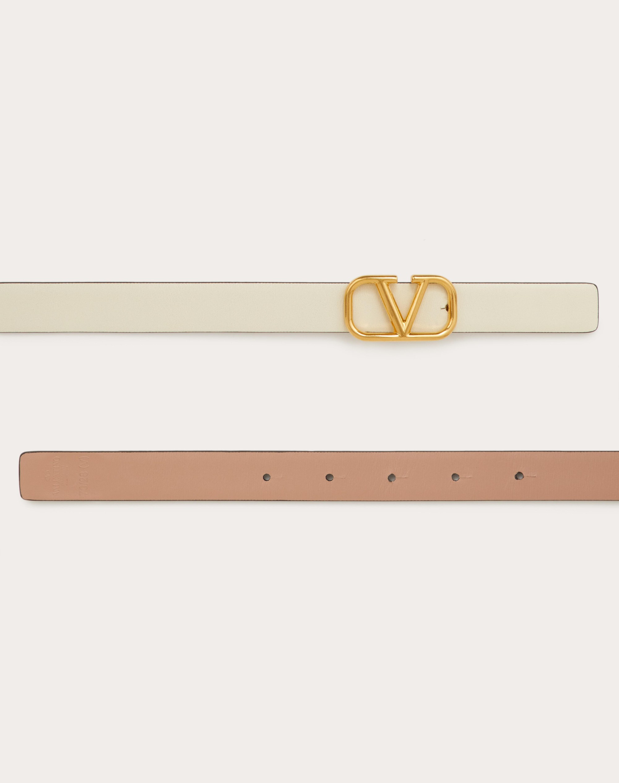 REVERSIBLE VLOGO SIGNATURE BELT IN GLOSSY CALFSKIN 20 MM - 3