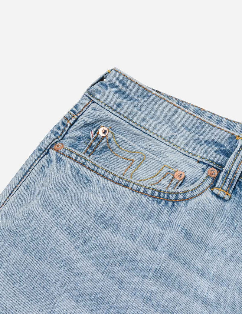 Graffiti-Style Daicock Print Carrot Fit Jeans #2017 10