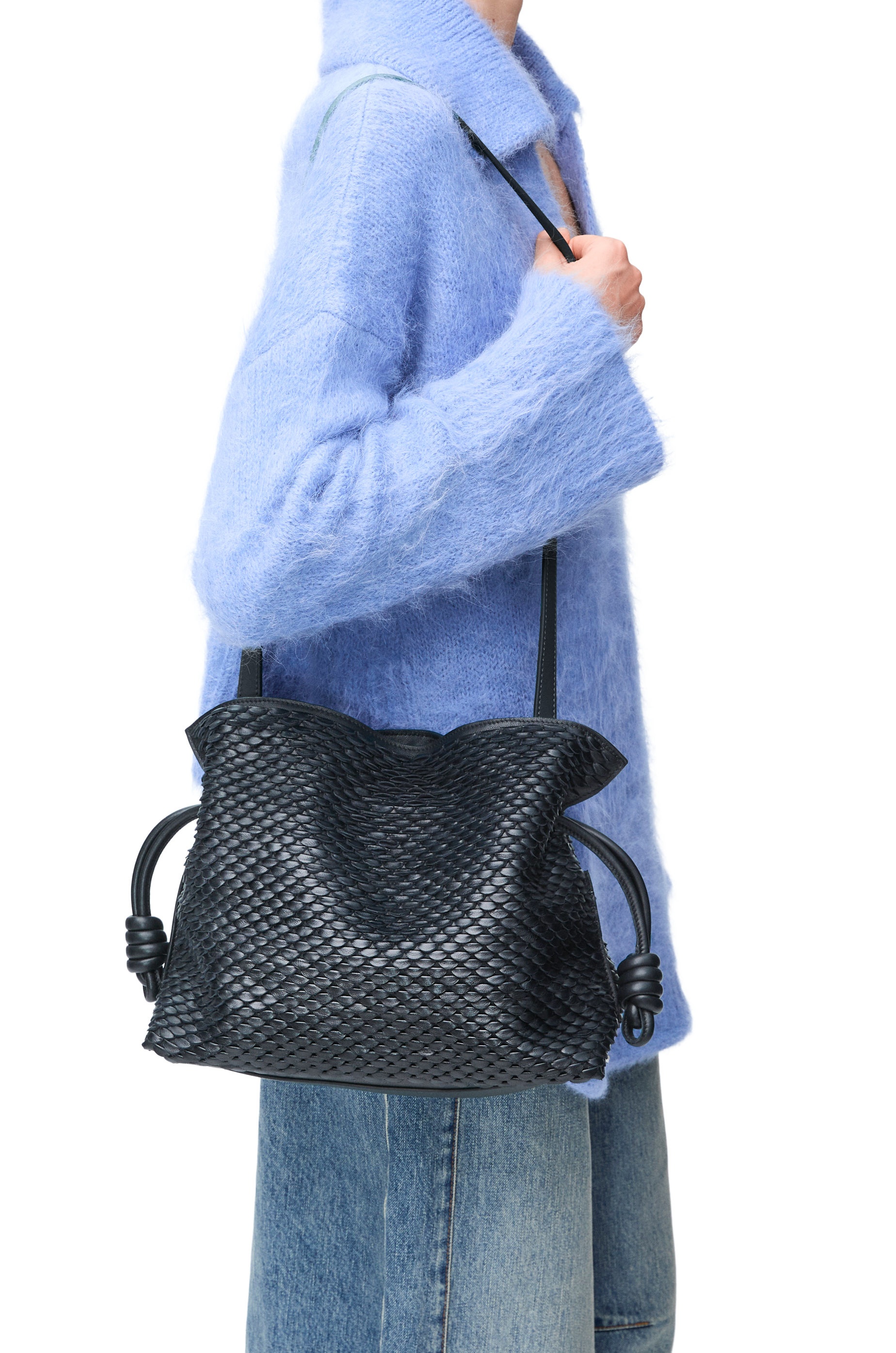 Medium Flamenco clutch in mellow nappa lambskin - 4