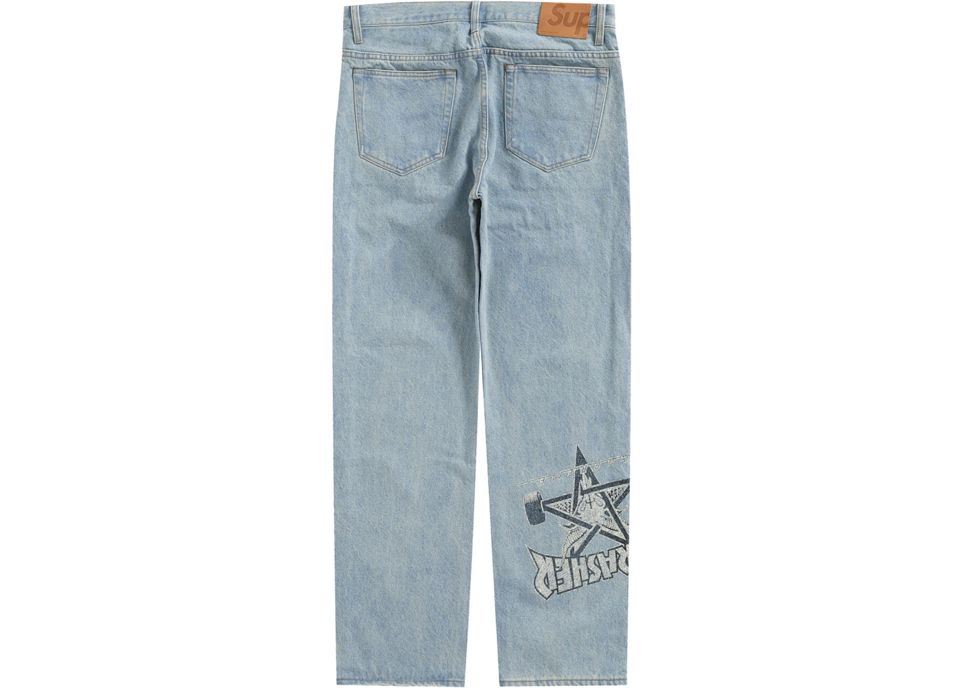 Supreme Thrasher Regular Jean Washed Blue - 2