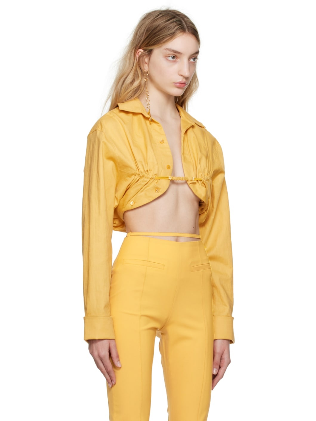 Yellow Le Raphia 'La Chemise Machou' Shirt - 2