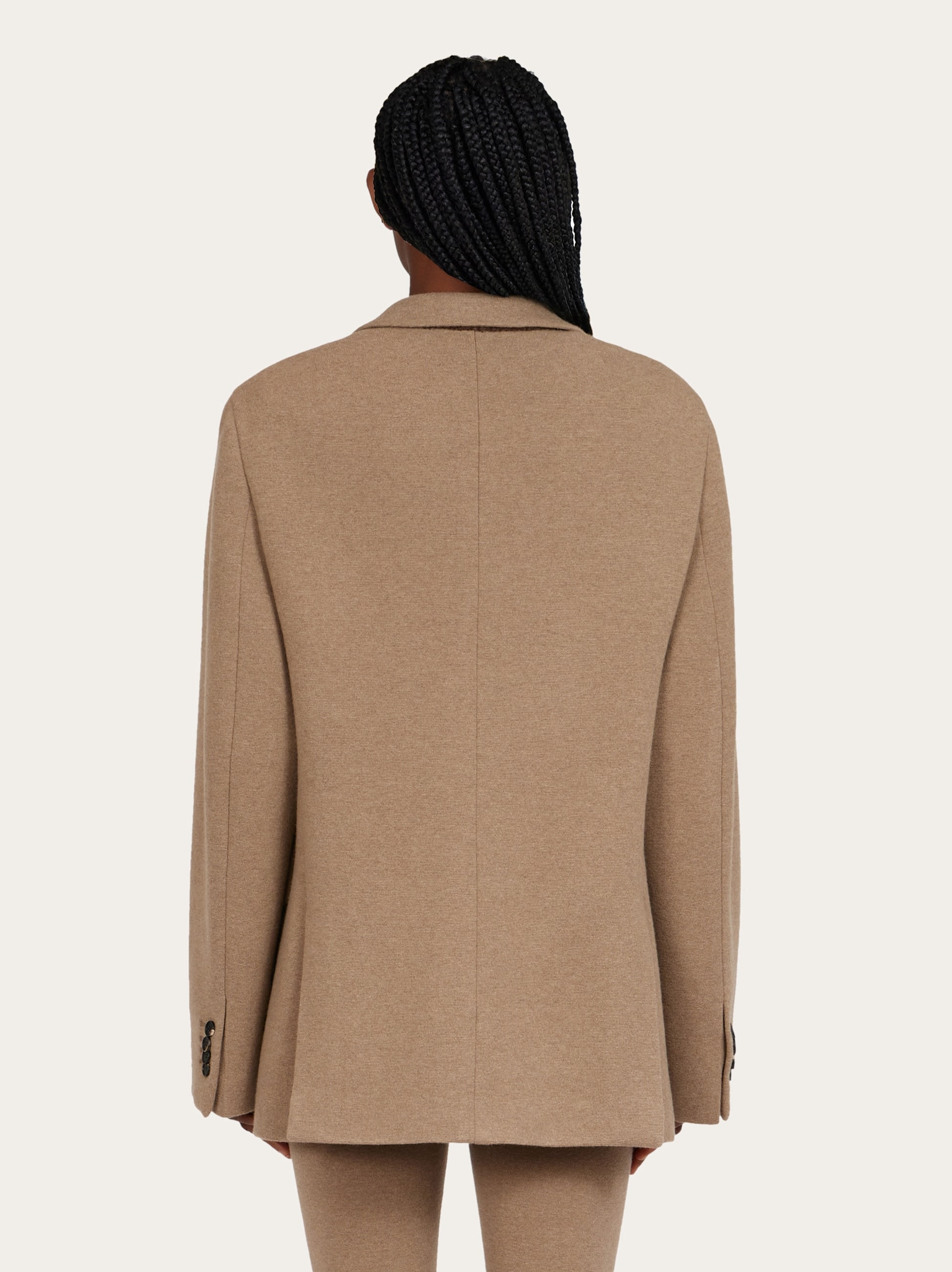 Single breasted jersey blazer - 3