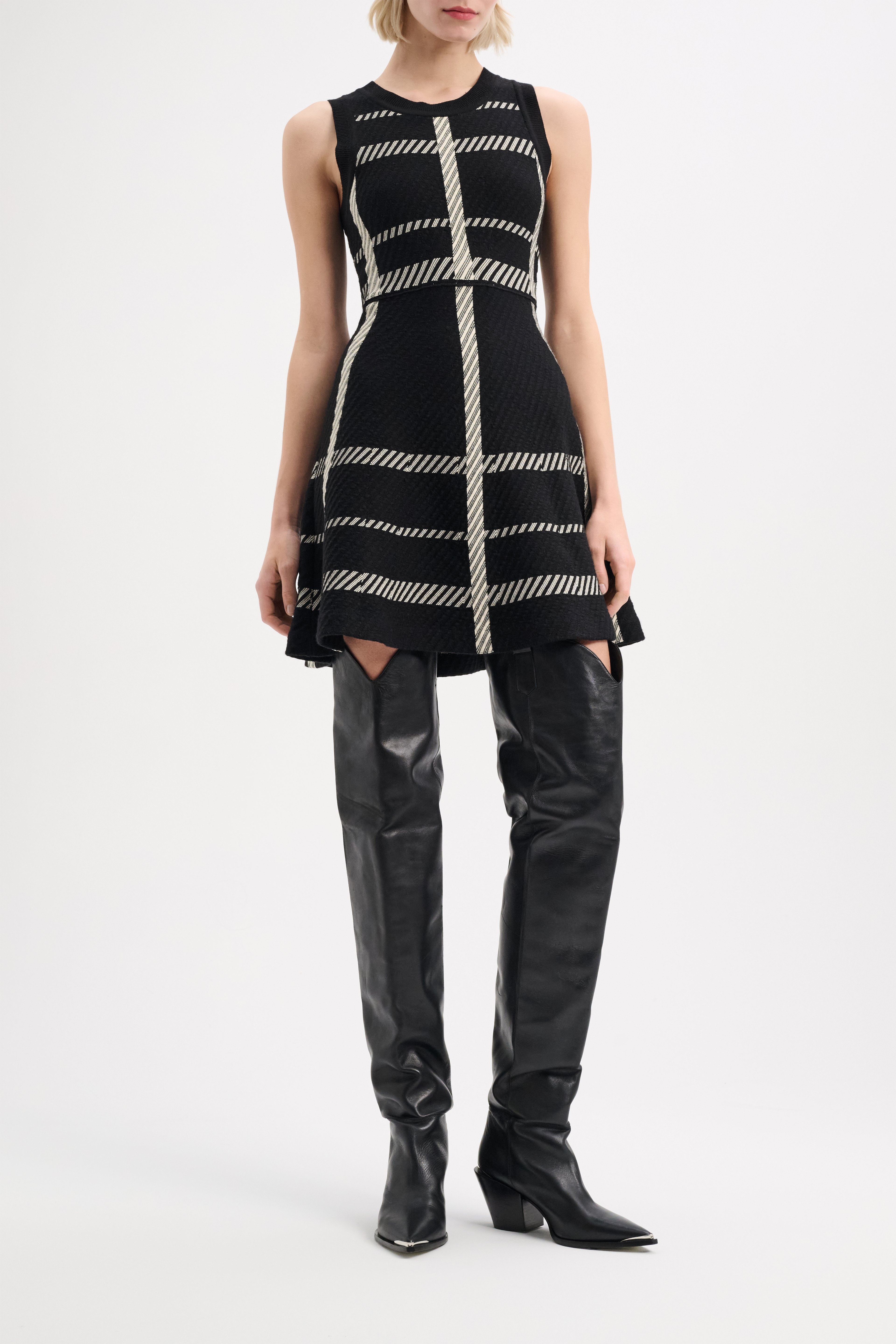 CHECK CHALLENGE dress - 4