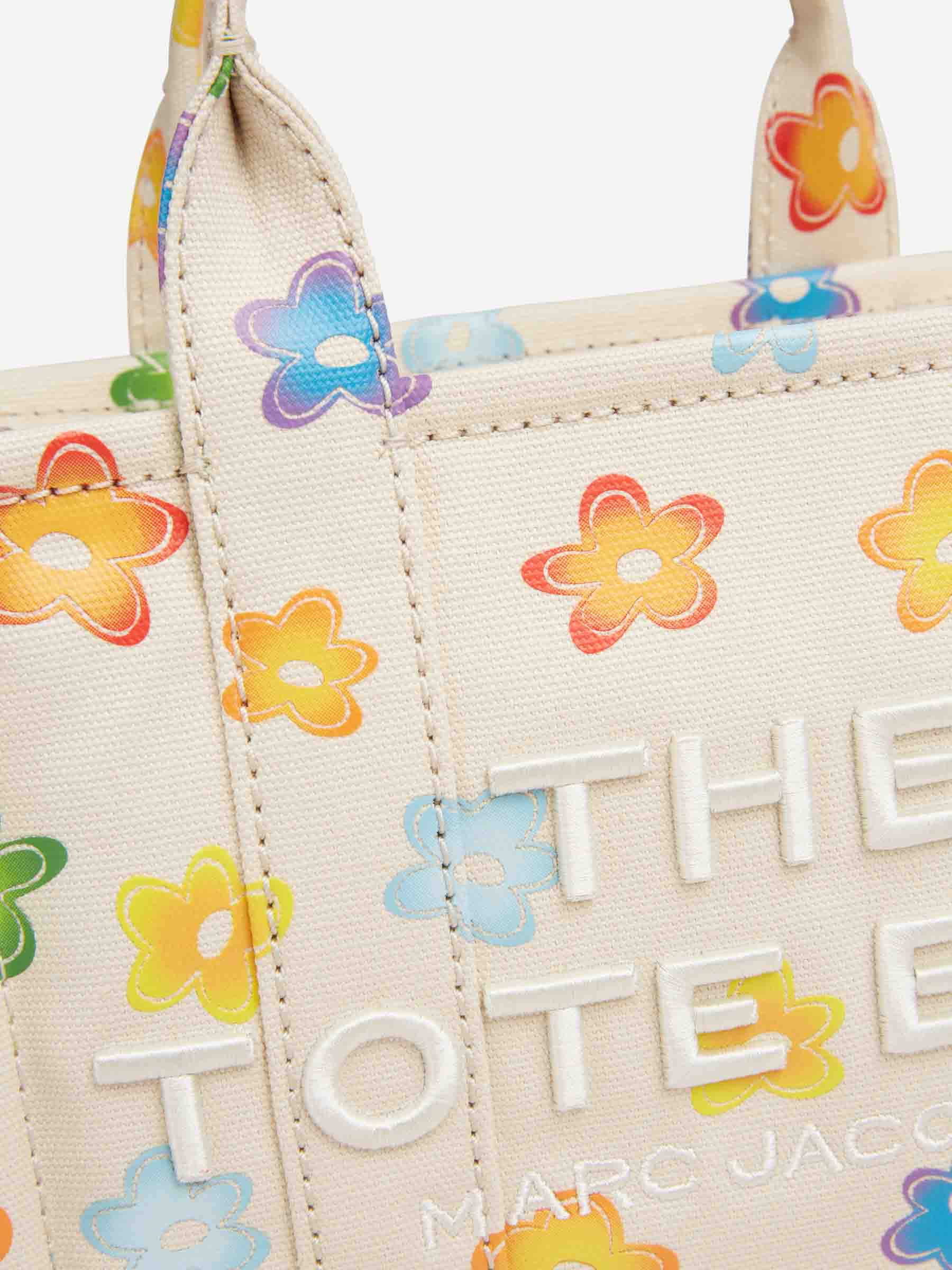THE WILD DAISY CANVAS SMALL TOTE BAG - 5