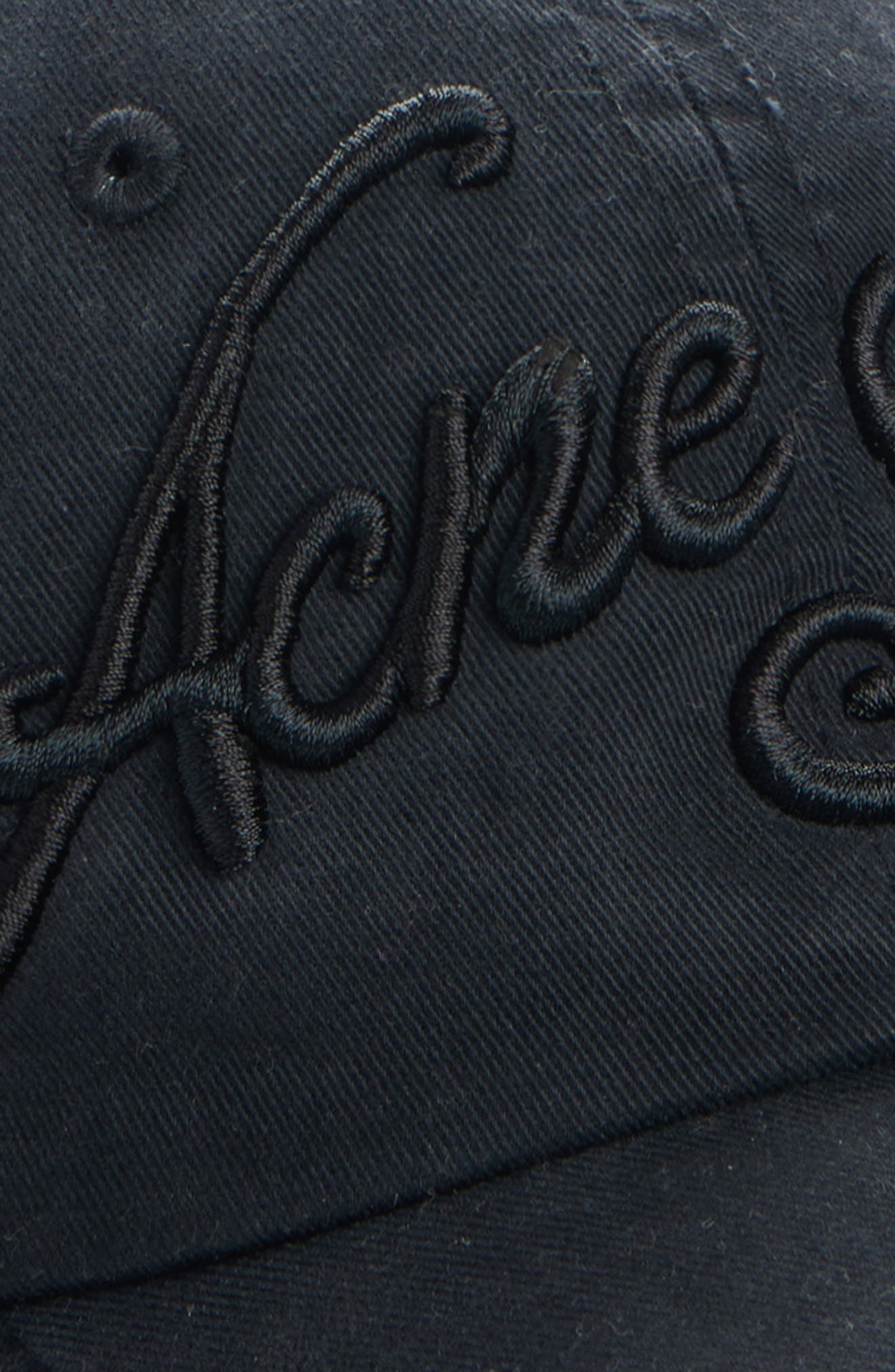Acne Studios Carliy Venice Embroidered Logo Baseball Cap in Black at Nordstrom - 4