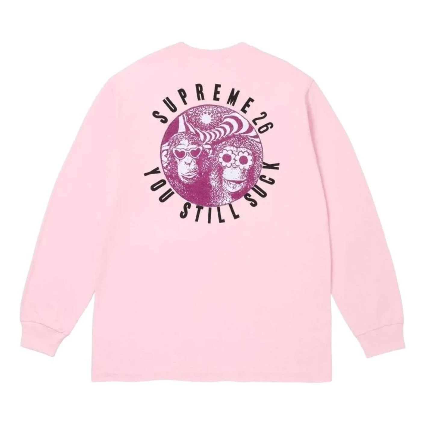 Supreme FW26 You Still Sk L/S T-Shirt 'Light Pink' SUP-FW26-006-PNK - 1