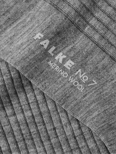 FALKE No 7 Ribbed Merino Wool-Blend Socks outlook