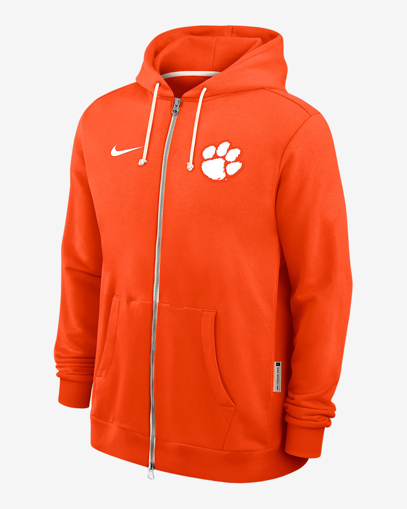 Clemson Sideline Men's Nike Dri-FIT College Full-Zip Hoodie 1