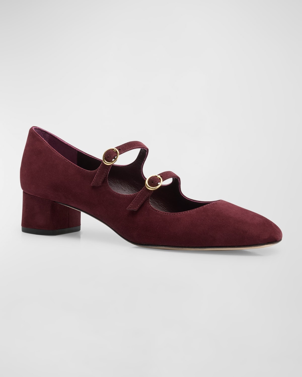 Benni Suede Mary Jane Ballerina Pumps - 3