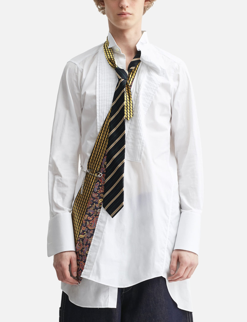 ELONGATED SHIRT WITH TRIPLE TIE 3