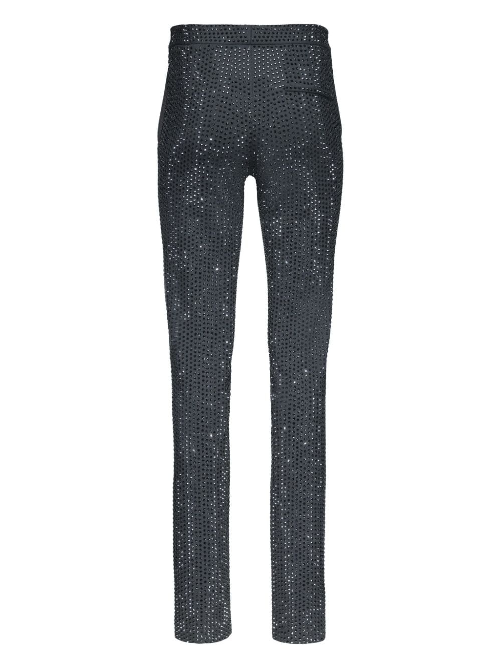 crystal-embellished tuxedo trousers - 5